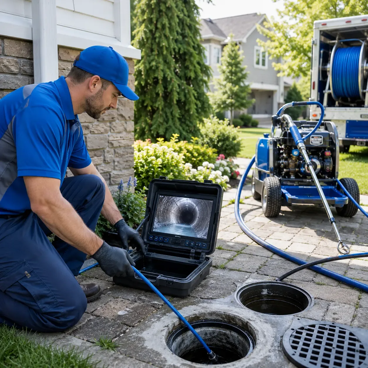 Outdoor drain cleaning professionals serving Turin, GA